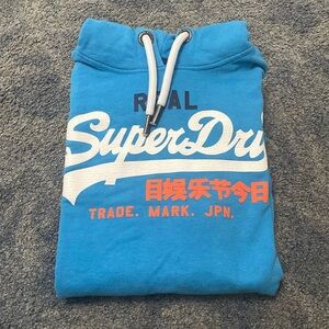 Teal Superdry Hoodie in Size M